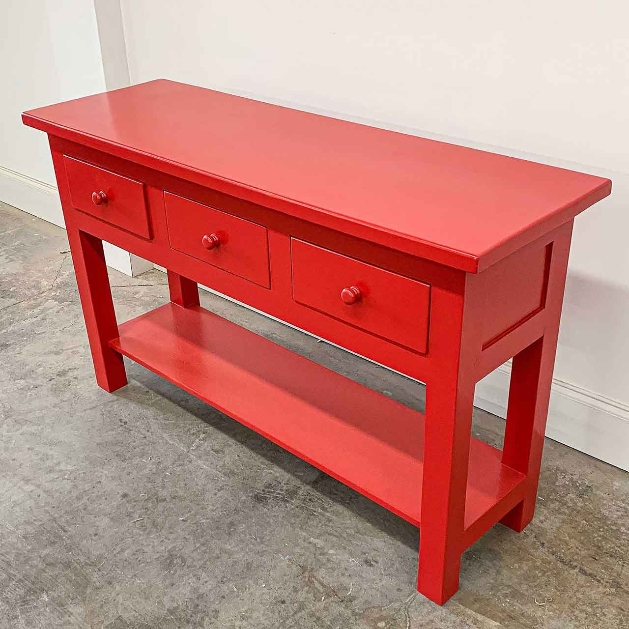 lacquer painted sofa table