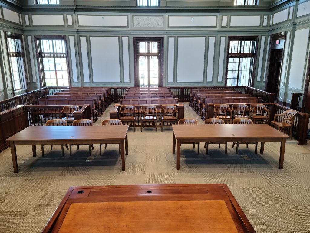 restored courtroom