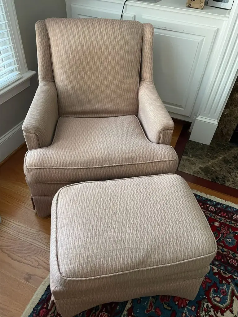 Where Craftsmanship Meets Design: Transforming a Beloved Club Chair & Ottoman 2 image