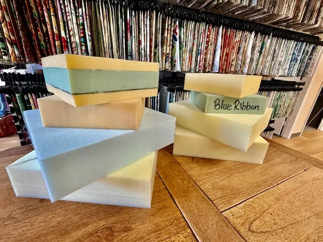 Tired of a Slouchy Sofa? Discover the Best Sofa Cushion Foam Replacement Solutions 1 Selection of premium high-density foams offered by Finish Pros for sofa cushion foam replacement and custom comfort solutions in Raleigh NC